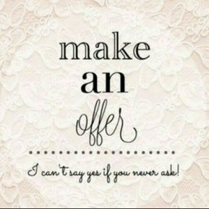 Reasonable offers accepted